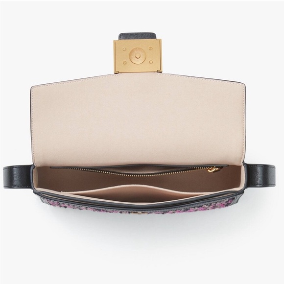 ♠️kate spade Katy Tweed Medium Shoulder Bag, Pink Multi NWT - Picture 6 of 8